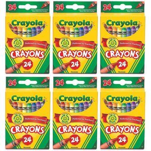 6-PACK Crayola Crayons 24 ct